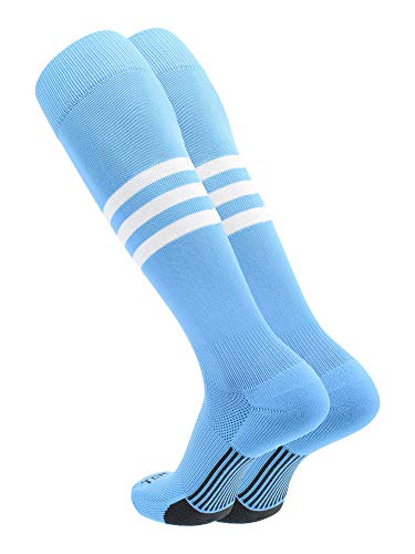 Image of Baseball & Softball Socks | USA Made Dugout Series Striped | Over the Calf | Sizing for Youth Boys, Girls, Men, & Women's