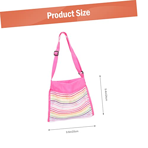 Boys and Girls Beach Bag 2pcs Seashell Collecting Bag for Beach Toys Tote Mesh for Swimming Sundries Travel2