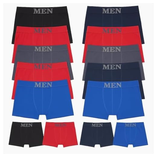 Kit 10 Cuecas Masculinas Confortáveis Sem Costura – Cueca Boxer em Microfibra – Respirável, Anatômica, Ideal para o Dia a Dia