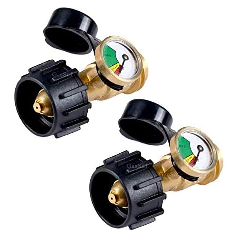GasSaf Propane Tank Gauge Propane Level Indicator 5lb-40lb Propane Tanks Gas Pressure Meter for RV Camper, BBQ Gas Grill, Fire Pit and More Cover