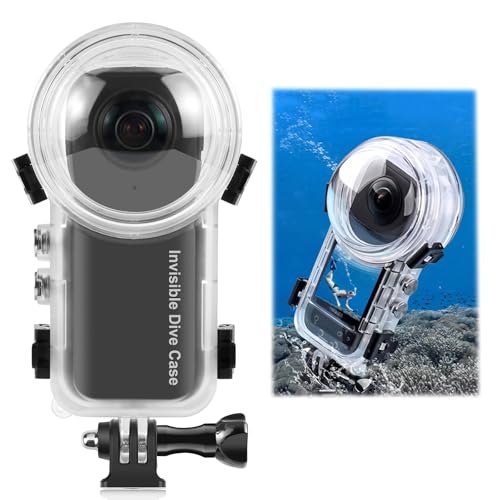 Housse de protection Insta360 X4 étanche 50m pour filmer sous l'eau sans distorsion