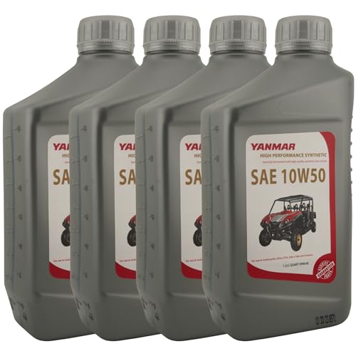 Aceite para motor Yanmar SAE 10W-50 Sintético 4 unidades
