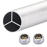 【Optimisez l'espace du placard】Les tringles de placard peuvent être utilisées pour accrocher une couche supplémentaire de vêtements, libérant ainsi de l'espace supplémentaire dans votre placard et vos effets personnels. La tringle de placard rend les vêtements sans plis et faciles d'accès, rendant votre placard propre et bien rangé.