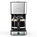Cecotec macchina per caffè americano Coffee 66 Heat. Tecnologia ExtemeAroma, capacità 1,5 litri, caraffa termoresistente.