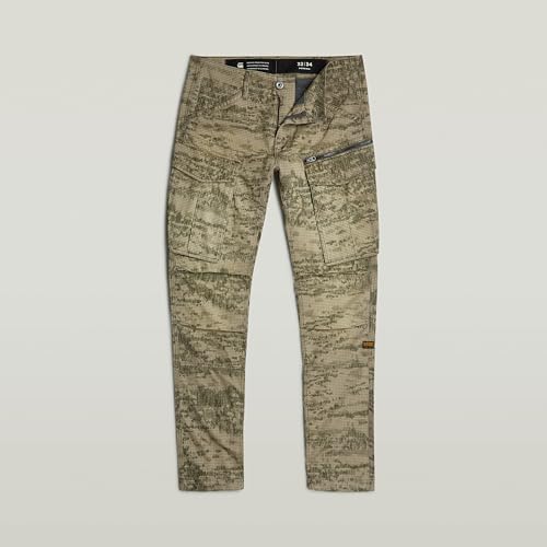 G-STAR Herren Rovic Zip 3D Regular Tapered Hose, Mehrfarben (Light toggee Shadow camo D02190-D581-H175), 33W / 30L – Ansicht 4