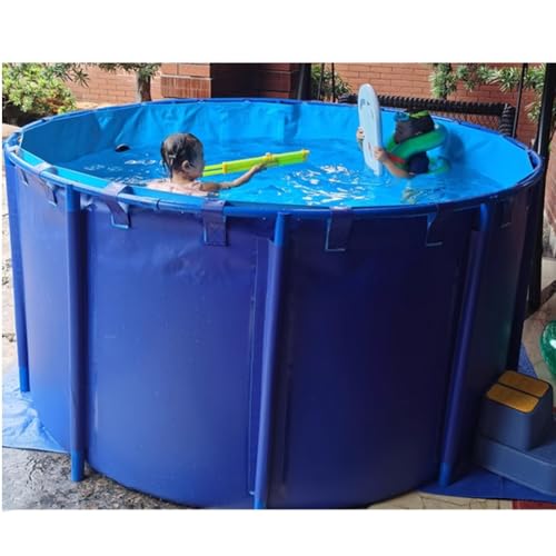 Bassin d'aquaculture en PVC 900L avec structure en acier et vanne