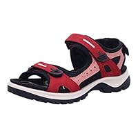 ECCO Women's Offroad Yucatan Sandal, Chili Red/Damask Rose, EU 36/US 5-5.5