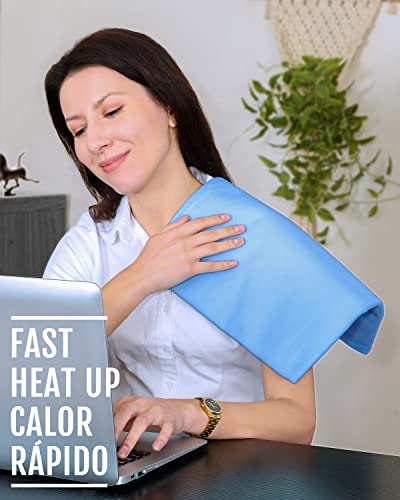 Boncare Electric Heating Pad With One-Touch Heat For Sore Muscles, Cramps And Back Pain Relief, Neck, Shoulders, Joints And Knees, No Temperature Control, Small 12” X 15” #TOP2