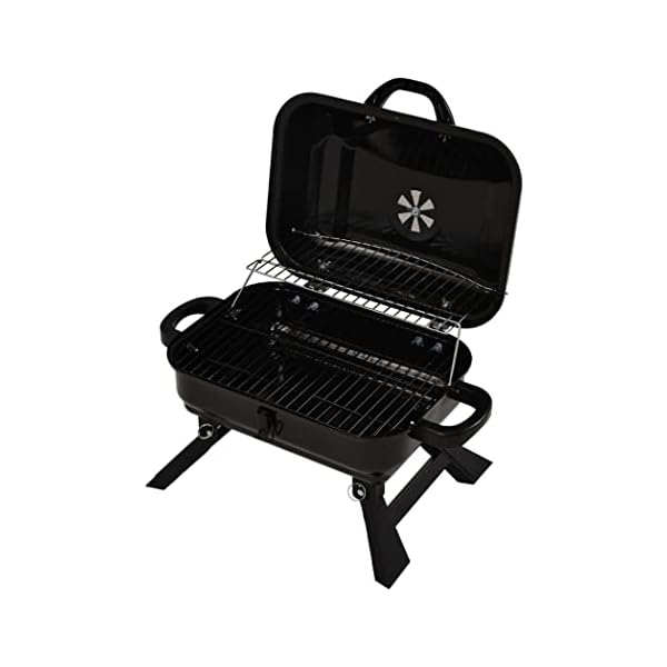 JHLXYXMY Outdoor Charcoal Grill Portable BBQ Grill With Folding Legs And BBQ Tabletop Stainless Steel Charcoal BBQ Grill For Outdoor Cooking BBQ Grill Barbecue Grill - Image 4