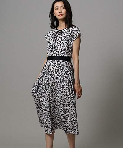 Amazon アンタイトル マキシ ロングワンピース L 洗える Rattiプリントワンピース レディース ブラック 119 44 4l ワンピース チュニック 通販