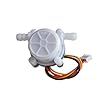 DollaTek YF-S401 0.5-5L/min Water Flow Hall Sensor Switch Flow Meter Flowmeter Counter-White #4
