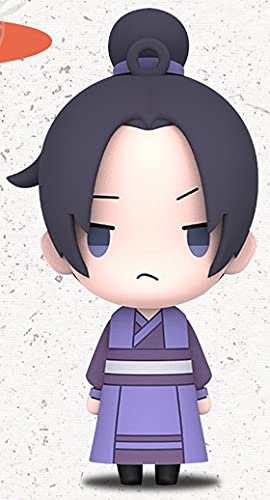 陳情令人形魏无羡ましくないブルーの忘机江澄温宁軟胶おもちゃアニメ魔道祖师立体pvc软胶公子二次元ファンプレゼント約6 cm*幅3 cm(A3#江澄)