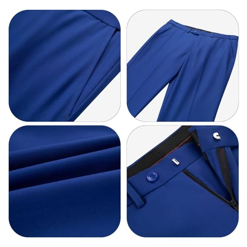 Men's 2 Piece Shorts Suit Slim Fit Suits Tuxedo for Summer Beach Wedding Prom Groom Blazer and Short Pants Set4