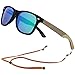 AN SWALLOW Mens Polarized Wood Sunglasses for Men Women, Womens Sunglasses Wooden Sides Bamboo Glasses (Wooden Sides, Green Mirror Lens)