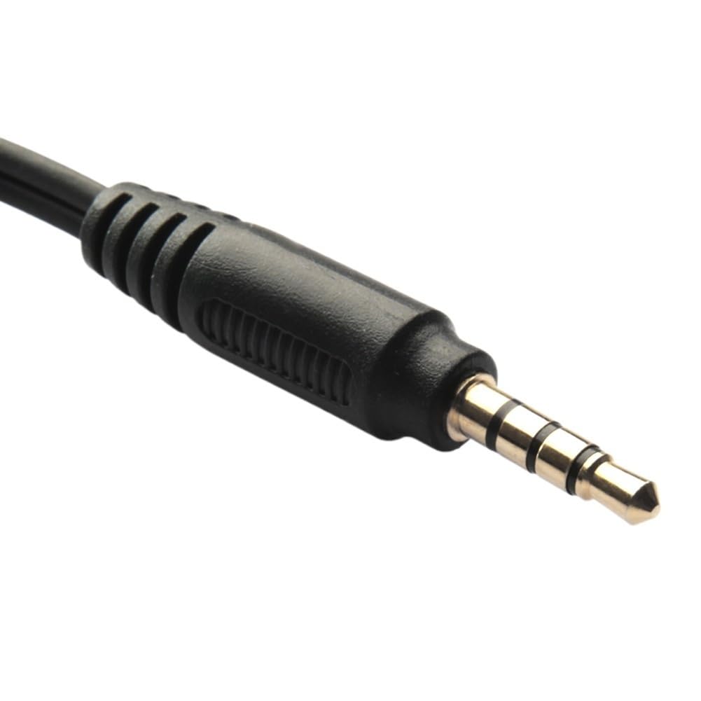 Cavo adattatore splitter per cuffie da 3,5 mm maschio a doppio TRS femmina, cavo di prolunga audio per cuffie Ja-ck (2 pezzi)