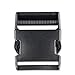 Durable Plastic Buckles 2"(50mm) Flat Side Release Buckles (2PCS, Black)