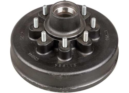 Lippert 122096: 12" Brake Hub 8-6.5; 1/2" Stud; 7000# (Raw)