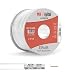 Produktbild MK-Digital Koax kabel 135dB Sat Koaxialkabel, Antennenkabel 5-Fach geschirmt für DVB-S / S2, DVB-C, DVB-T, BK Anlagen, Satkabel,Schwarz,Weiß, 100-500m (Weiß - VollKupfer, 100 meter)