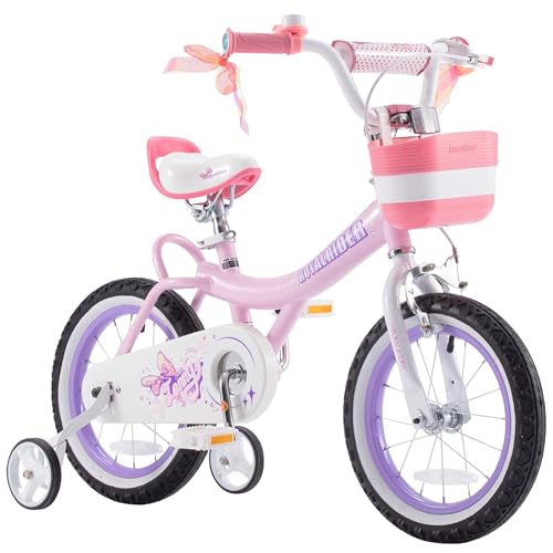 Image of Royalbaby Princess Girls Kids Bike 12 14 16 18 20 Inch Children Bicycle with Basket for Age 3-12 Years