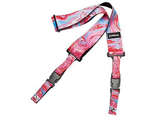 DiMarzio DD2244 Steve Vai ClipLock Blue Cherry Universe Strap w/Bonus RIS Pick (x1) 663334047617