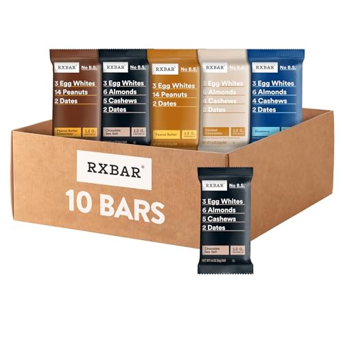 RXBAR Protein Bars, Snack Bars, Variety Pack (10 Count)