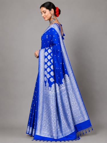 Image of Women's Glory Banarasi Satin Silk With Embroidered Design.