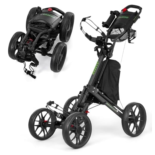 EASEGO 4-Wheel Golf Push Cart