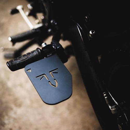 Image of M TECHNICS Triumph Speed 400 Pillion Footrest Pair | Left and Right Side Foot Pair | Black Powder coated Finish | Footrest For Speed 400