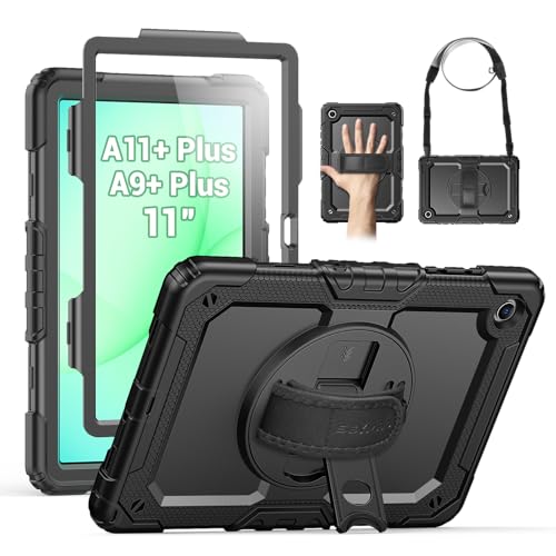 Image of SEYMAC Case for Samsung Galaxy Tab A11+ /A9+ Plus 11 inch, Black