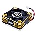 Rc Motor Cooling Fan 28000RPM Motor Heat Sink Surpass Hobby Turbo ESC A3 Cooling Fan for 1/10 1/8 RC Car (Gold&Black)