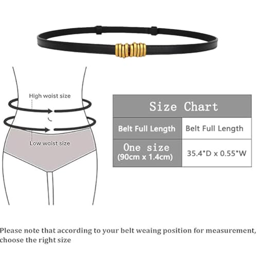 Women Stretchy Waist Belts Fashion Retro Elastic Skinny Belt For Ladies Womens Dresses Jeans Thin Belt With Gold Buckle4
