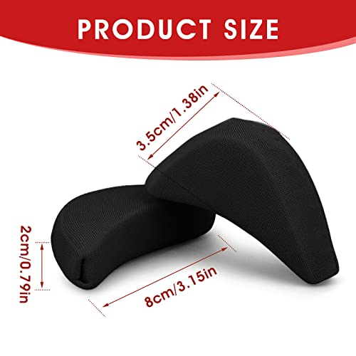 Image of Sibba 8 Pieces Toe Filler Inserts - Unisex Breathable Toe Plug Forefoot Pad Soft Sponge Big Shoe Filler for High Heel Foot Pain Relief for Women and Girls
