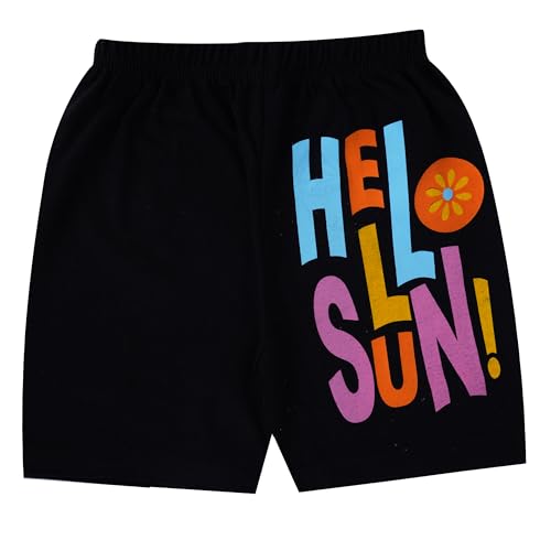 Image of T2F Boy's Printed Cotton Regular Fit Shorts(Pack of 5)
