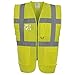 Produktbild Yoko Hi-Vis Premium Executive Weste für Männer (M) (Neongelb)
