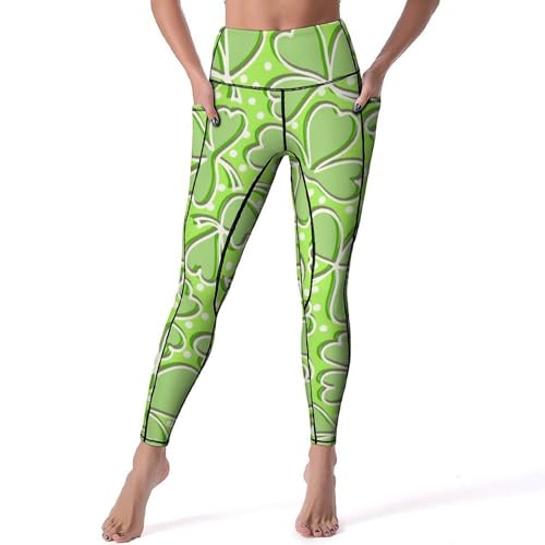 Legging sport taille haute anti-glissement pour fitness et gym S