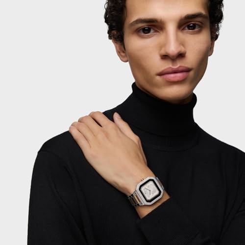 Smartwatch B-Connect NW SS/IPRG ZRC digital con brazalete de acero y conexión Bluetooth 4