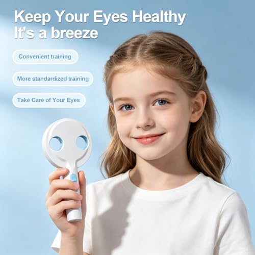 Kids Vision Training Flipper, Handheld Eye Trainer for Monocular & Binocular Focus Switch Practice, Easy-to-Use HD Optical Lenses Visual Regulating Glasses for Student Home Eye Care Training — view 6