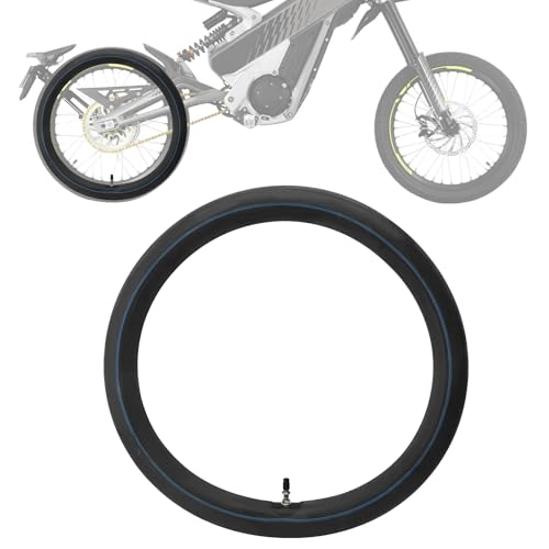 Image of 2.50 /2.75-17 inch Heavy Duty Inner Tube 70 /100-17 TR4 Valve for Talaria X3 XXX CRF125 CRF150 KLX140 TTR125 KX85 YZ85 KLX125 DRZ125 CR85 RM85 Coolster TaoTao Dirt Pit Bike EBike Black