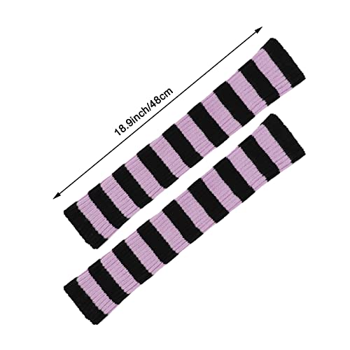 Image of 3 Pairs Winter Leg Warmers for Women, Crochet Knitted Long Boot Socks for Girls High Boot Cuffs Footless Socks Boot Topper Socks Leg Cuffs Boot Warmers Christmas Winter Gift for Ladies