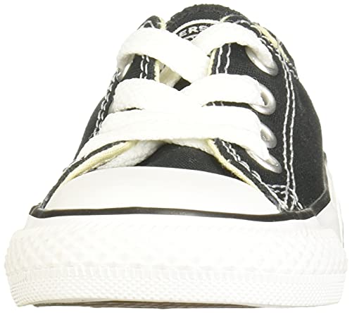 Converse Kids' Chuck Taylor All Star Canvas Low Top Sneaker, Black, 8 M US Toddler2