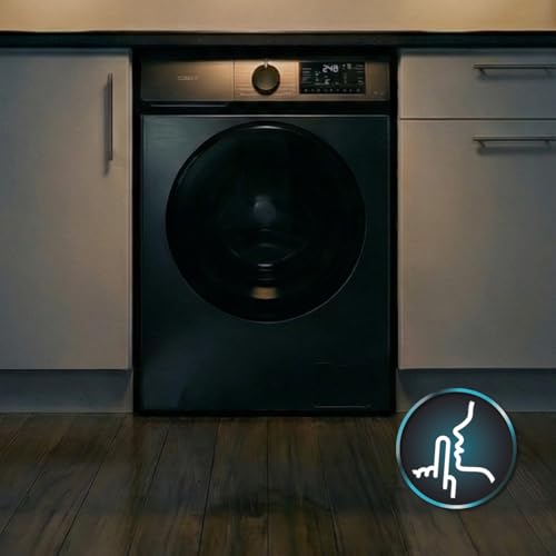Cecotec Lave-linge à Chargement Frontal 7Kg Bolero DressCode 7450 Inverter Steel, 1200 tr/min, 16 programmes, Classe A-10%, Moteur Inverter Plus, Pearl Drum, Fonction Silence, Stop&Go, KidLock, Acier