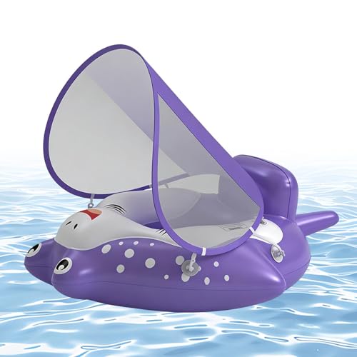 Flotteur aquatique enfants avec auvent pour apprendre à nager sans risque