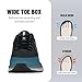 Mens Shoes Walking for Plantar Fasciitis, Men's Orthopedic Shoes with Arch Support, Arch Support Sneakers for High Rebound EVA Sole (Black, 12)