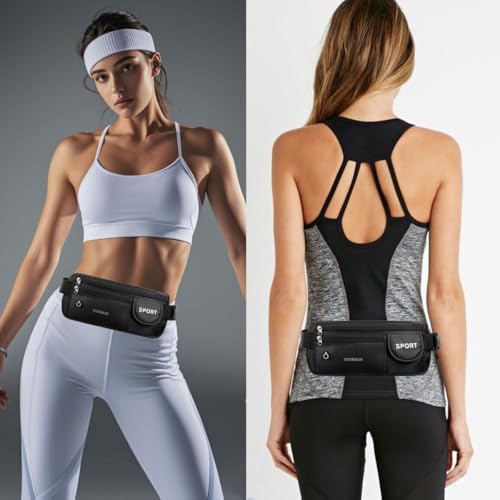 Image of money belt for travel， Undercover Fanny Pack，travel money belt under clothes Protect Cash, Credit Cards and Travel Documents gifts for travelers women (rose)