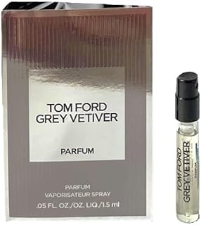 Tom Ford Grey Vetiver Parfum For Men 0.05 Ounce Travel Sample Size Perfume Spray Vial