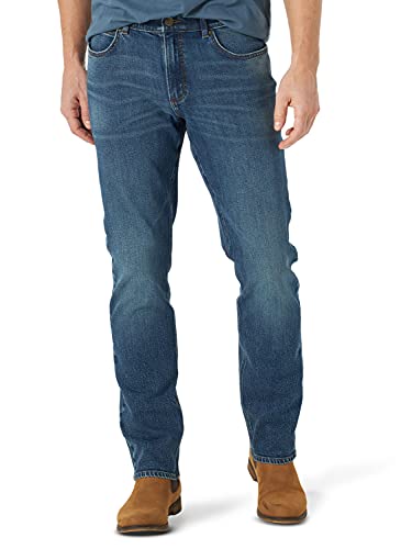Lee Mens Extreme Motion Bi-Stretch Straight Fit Tapered Leg Jeans, Below The Belt, 32W X 30L Us #TOP28