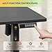 DEVAISE 48 Inch Electric Standing Desk, 3 Adjustable Height Stand up Desk for Home Office, Ergonomic Sit to Stand Desk with LED Touchscreen, Headphone Hook, 3 Memory Preset Computer Desk (Black)