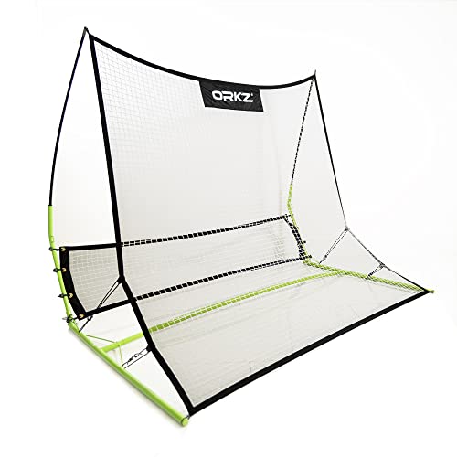 ORKZ 2-in-1 Portable Soccer Rebounder Net #TOP28