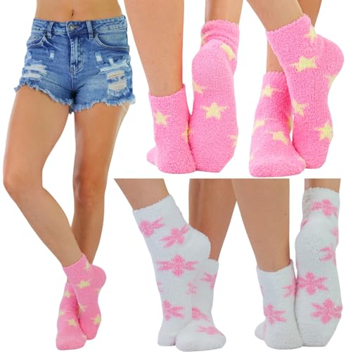 Image of ToBeInStyle Women's Pack of 6 Assorted Style Winter Socks