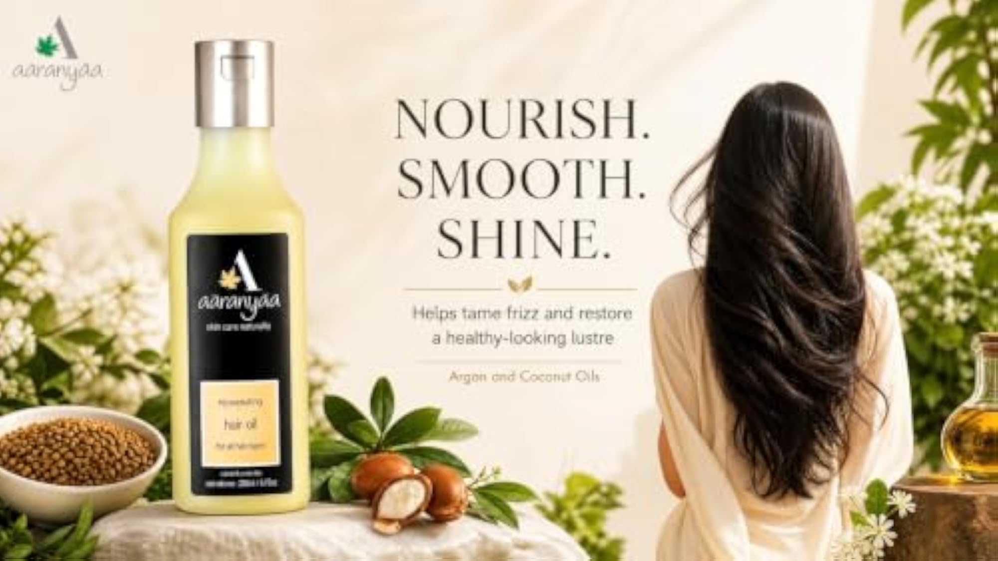 Ayurvedic Rejuvenating Hair Oil for Hair Fall Control